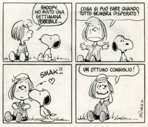 snoopy-bacio