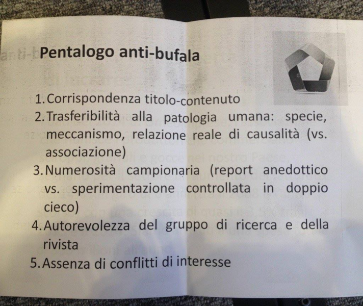 pentalogo anti bufala